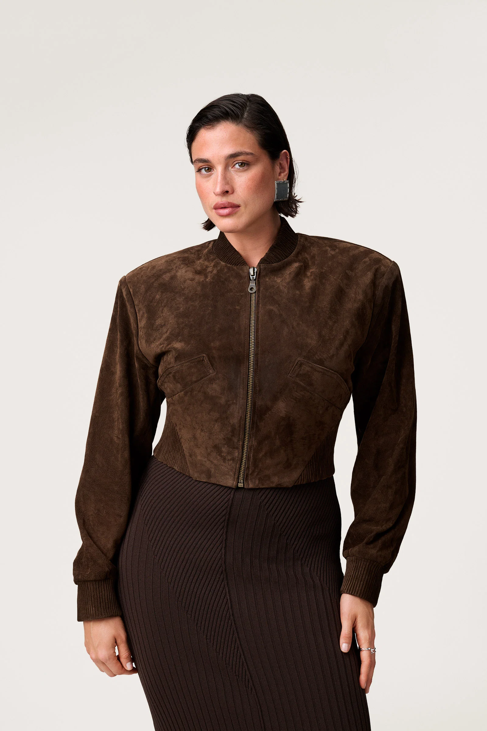 Brixen Cropped Jacket - Image 9